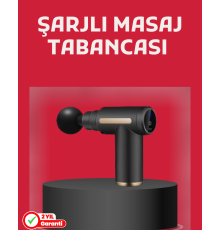 Derin Doku Masaj Tabancası 4 Başlık 6 Kademeli Sessiz Güç Şarjlı Kas Gevşetici