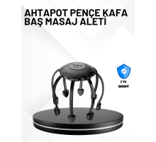 Taşınabilir Kafa Masaj Cihazı Eller Serbest 360° Profesyonel Masaj