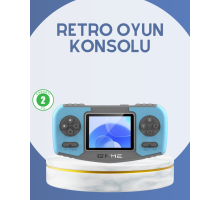 Çocuklara Özel Retro Oyun Konsolu Portatif Eğlence Cihazı