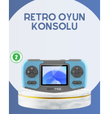 Çocuklara Özel Retro Oyun Konsolu Portatif Eğlence Cihazı