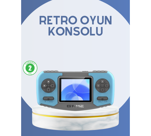 Çocuklara Özel Retro Oyun Konsolu Portatif Eğlence Cihazı