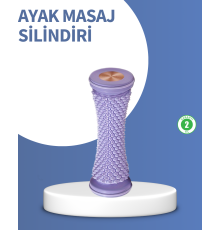 Derin Doku Ayak Masaj Silindiri Plantar Fasiit Topuk Ağrısı İçin