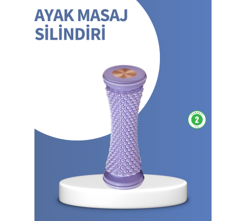 Derin Doku Ayak Masaj Silindiri Plantar Fasiit Topuk Ağrısı İçin
