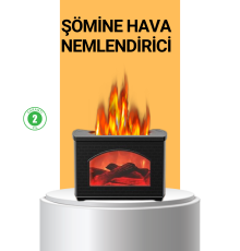 Aromaterapi Destekli Ultrasonik Nemlendirici USB Bağlantılı Sessiz Model