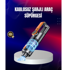 Taşınabilir Şarjlı El Süpürgesi Çok Yönlü Temizlik 5 Başlıklı Numaratör Hediyeli