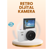 Taşınabilir 5K UHD Fotoğraf ve Video Kamera Otofokus WiFi