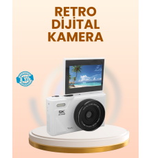 Taşınabilir 5K UHD Fotoğraf ve Video Kamera Otofokus WiFi