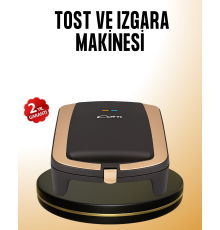 Tost Makinesi Hızlı Pişirme Teknolojisi 1500 Watt