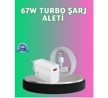 67 Watt Güçlü Turbo Şarj Aleti Samsung Note 10 Note 20 Uyumlu