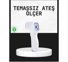 Temassız Termometre Hızlı Ölçüm Güvenli Dijital Ateş Ölçer