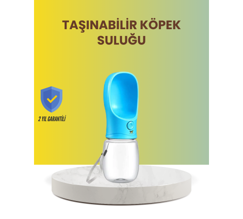 Akıllı Su Akış Kontrollü Köpek Su Matara Taşınabilir Gezdirme Şişesi