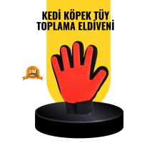 Kedi ve Köpekler İçin Tüy Toplama Eldiveni – Yumuşak Silikonlu Masaj Eldiveni
