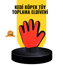 Kedi ve Köpekler İçin Tüy Toplama Eldiveni – Yumuşak Silikonlu Masaj Eldiveni