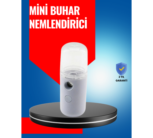 Mini Şarjlı Buhar Nemlendirici – Taşınabilir, Enerji Tasarruflu, Kablosuz Kullanım