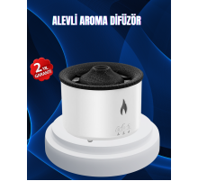 3D Alev Işıklı Aromaterapi Makinesi – 360 ml Su Kapasiteli Sessiz Difüzör