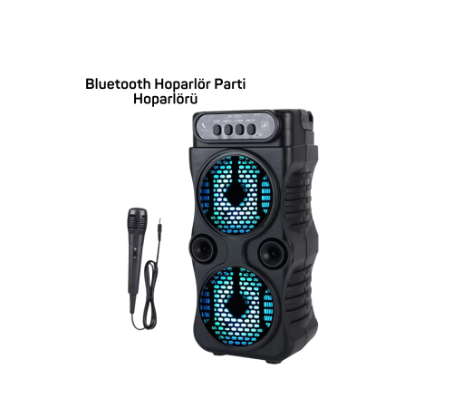 LED Parti Işıklı Bluetooth Hoparlör