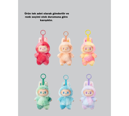 Dekoratif Yumuşak Labubu Peluş Figür – Koleksiyonluk ve Çocuklara Uygun Hediye 20 cm