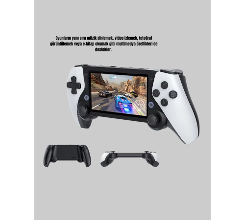 Taşınabilir El Konsolu – 4.3 İnç TFT Ekran, 64 GB Dahili Oyun Hafızalı