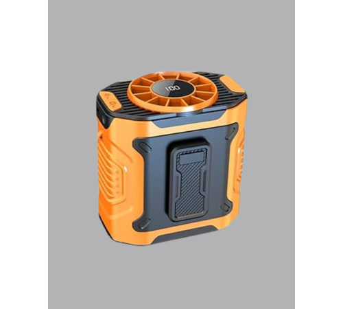 Turbo Mini Taşınabilir Fan – 100 Kademeli Dijital Hız Kontrolü ve Type-C Şarj