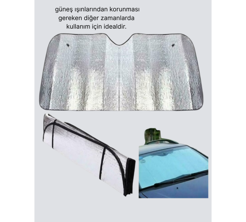 Araba Güneşliği Alüminyum Yansıtıcı Yüzeyle Etkili Isı Koruması