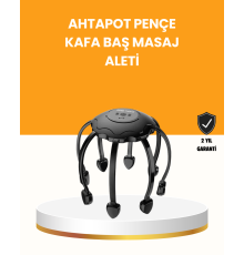 Saç Derisi Masaj Aleti 8 Bağımsız Kol 3 Modlu Derin Rahatlama