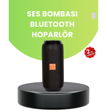 Taşınabilir Kablosuz Hoparlör 2 Woofer 2 Tweeter 12 Saat Oynatma