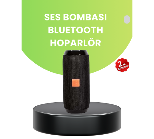 Taşınabilir Kablosuz Hoparlör 2 Woofer 2 Tweeter 12 Saat Oynatma