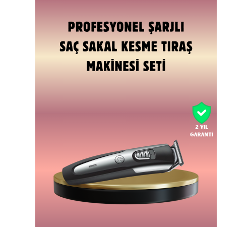 Şarjlı Saç Sakal Kesim Makinesi Detaylı Kesim İçin Hassas Başlıklı