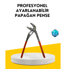 Profesyonel Ayarlı Pense Kurbağacık Ağzı Geniş Açılım