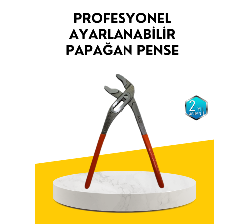 Profesyonel Ayarlı Pense Kurbağacık Ağzı Geniş Açılım