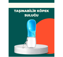 Sızdırma Önleyici Silikon Halkalı Pet Su Dispenseri Gezi Seyahat İçin