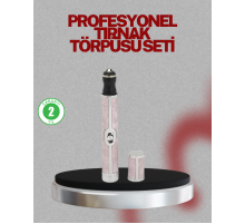 Taşınabilir Elektrikli Tırnak Törpüsü 500 mAh USB Şarjlı Manikür Cihazı