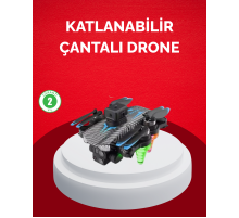 Katlanabilir Drone 1080P Kamera 0-100m Uçuş Mesafeli