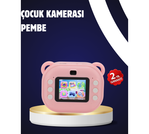 Termal Baskılı Şipşak Kamera – 1080P HD, 24MP, Çift Lensli ve Müzik Oynatıcılı