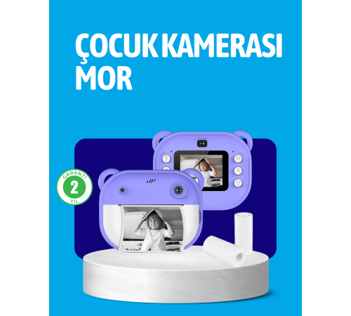 Anında Baskı Özellikli Çocuk Kamerası (Kopya)