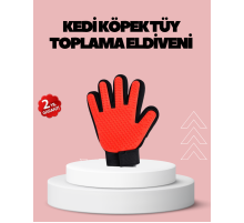 Evcil Hayvanlar İçin Tüy Dökülme Önleyici Eldiven – Masaj ve Temizlik İçin Yumuşak Silikon Uçlu