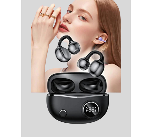 Bluetooth 5.4 Kablosuz Kulaklık – Açık Kulak Güvenli Tasarım ve Hızlı Şarj Özelliği