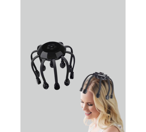 Taşınabilir Kafa Masaj Cihazı Eller Serbest 360° Profesyonel Masaj