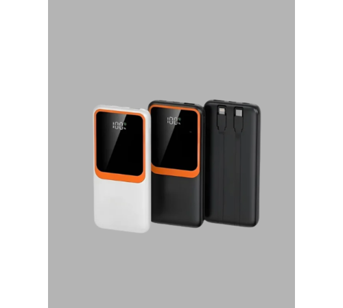 Kompakt 10000 mAh Powerbank – Dijital Göstergeli, Type-C ve Lightning Uyumlu