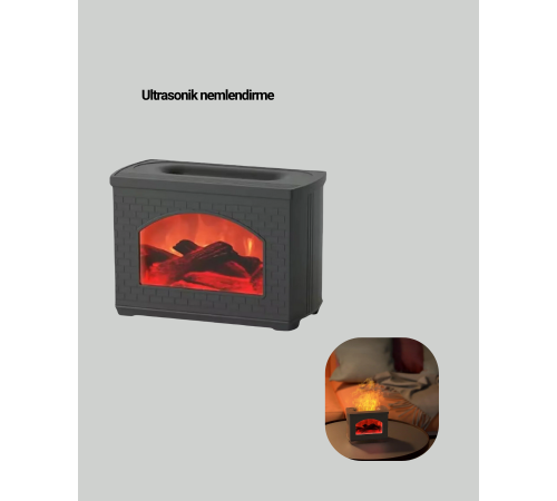 Aromaterapi Destekli Ultrasonik Nemlendirici USB Bağlantılı Sessiz Model