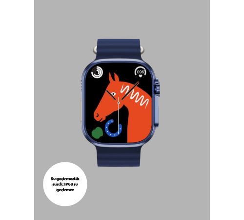 Akıllı Saat Ultra  2.05 IPS Ekran Bluetooth Aramalı Spor Modlu