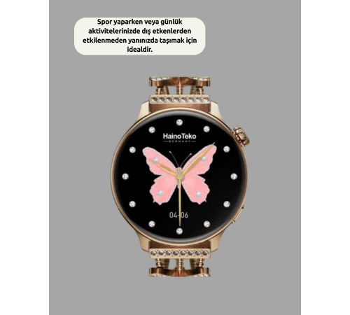 Akıllı Saat – Dokunmatik Ekran, Spor Modu ve Kalp Atış Sensörü