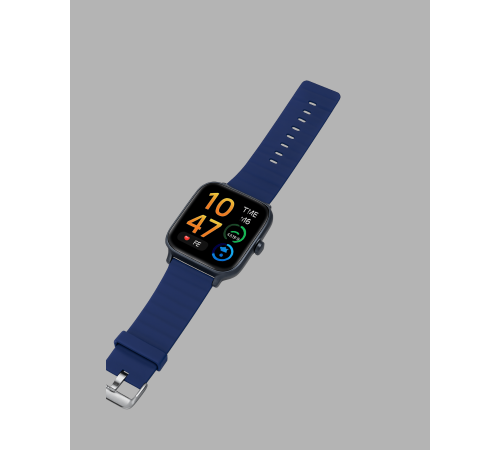 Akıllı Saat 360 mAh Çoklu Spor Modlu Lacivert Siyah Kordon