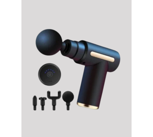 Profesyonel Masaj Tabancası 6 Kademeli Derin Kas Terapisi 4 Başlıklı Şarjlı Sessiz Motor