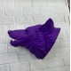 Dekoratif Mor Kurt Duvar Heykeli Asılabilir Hediyelik 25x19 cm
