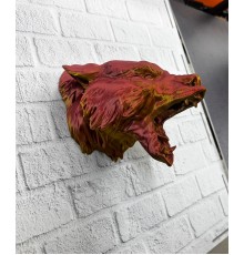 3D Jaguar Figürü Duvar Süsü