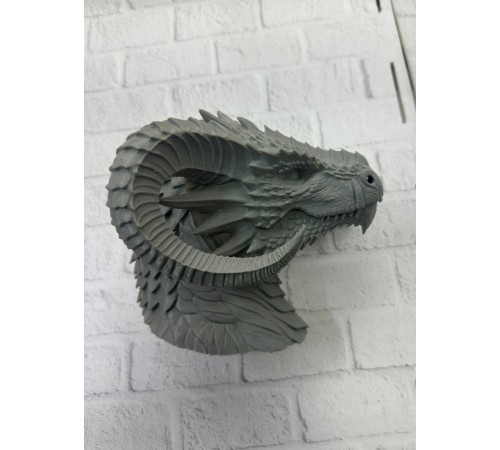 Dekoratif Ejderha Heykeli Özel Tasarım Mitolojik Figür 22x17 cm