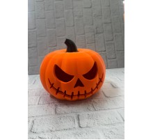 Kapaklı Balkabağı Dekor Kutusu 21×15 cm Halloween Temalı Saklama