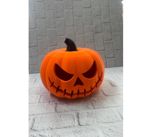 Kapaklı Balkabağı Dekor Kutusu 21×15 cm Halloween Temalı Saklama