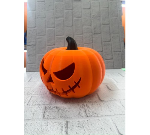 Dekoratif Balkabağı Şekerlik 21×15 cm Kapaklı Turuncu Kutu